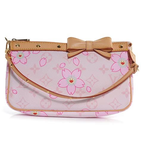 louis vuitton cherry blossom pochette pink|Louis Vuitton cherry blossom papillon.